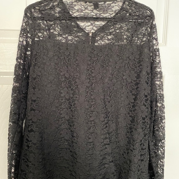 Lace kindle Eve top w zipper - Picture 1 of 3